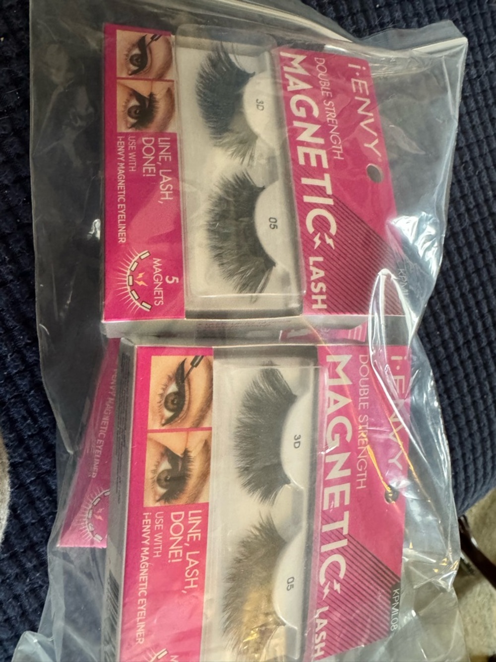 i•ENVY Magnetic Lash 3D False Lashes - Black (Set of 3)